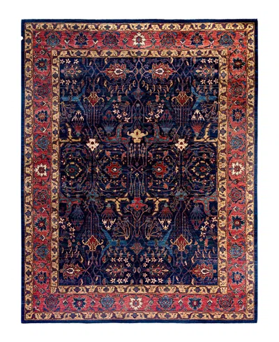 Adorn Hand Woven Rugs Serapi M1999 9'1"x12' Area Rug In Blue