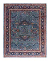 Adorn Hand Woven Rugs Serapi M1999 9'4"x11'11" Area Rug In Light Blue
