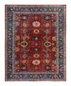 Adorn Hand Woven Rugs Serapi M1999 9'x11'9" Area Rug In Red
