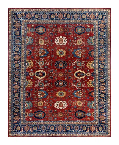 Adorn Hand Woven Rugs Serapi M1999 9'x11'9" Area Rug In Red