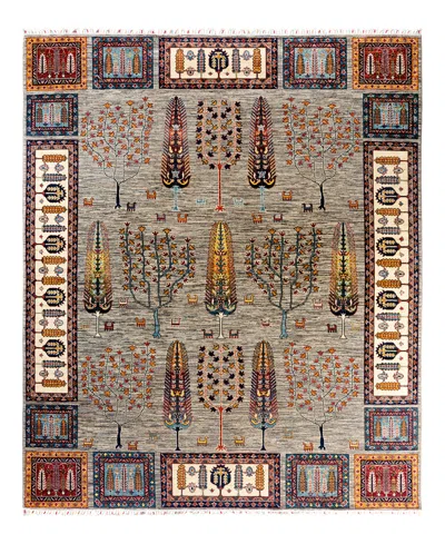 Adorn Hand Woven Rugs Tribal M1999 8'2"x9'10" Area Rug In Fawn