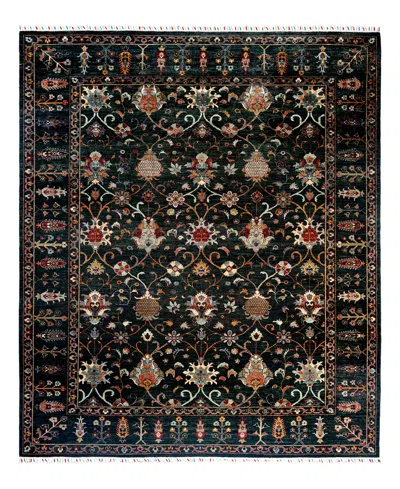Adorn Hand Woven Rugs Tribal M1999 8'2"x9'8" Area Rug In Green