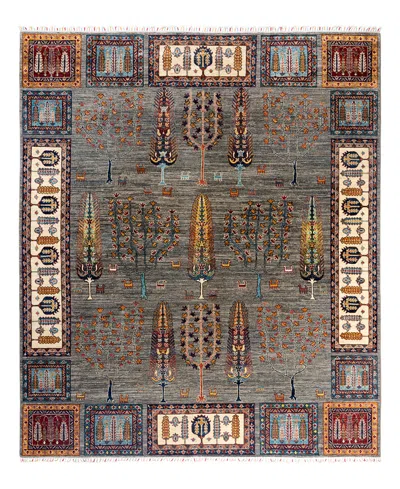 Adorn Hand Woven Rugs Tribal M1999 8'2"x9'9" Area Rug In Brown