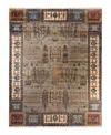 Adorn Hand Woven Rugs Tribal M1999 9'1"x11'9" Area Rug In Fawn