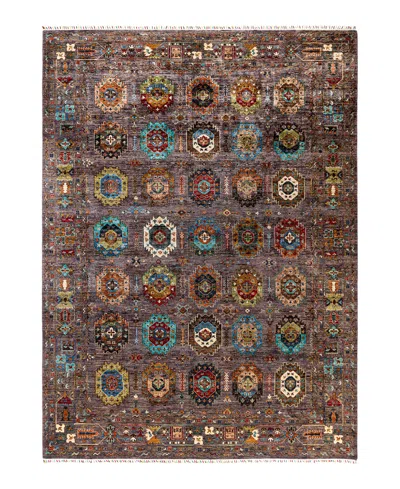 Adorn Hand Woven Rugs Tribal M1999 9'1"x12'6" Area Rug In Brown