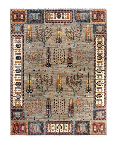 Adorn Hand Woven Rugs Tribal M1999 9'x11'9" Area Rug In Brown