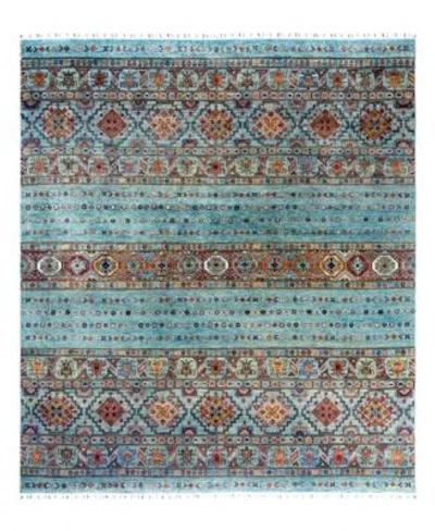 Adorn Hand Woven Rugs Tribal M1999 Rug Collection In Gray