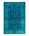 Adorn Hand Woven Rugs Vibrance M1390 Rug Collection In Blue