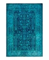 Adorn Hand Woven Rugs Vibrance M1390 Rug Collection In Blue