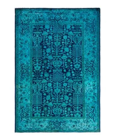 Adorn Hand Woven Rugs Vibrance M1390 Rug Collection In Blue