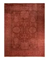 Adorn Hand Woven Rugs Vibrance M1604 9'3''x11'10'' Area Rug In Brown