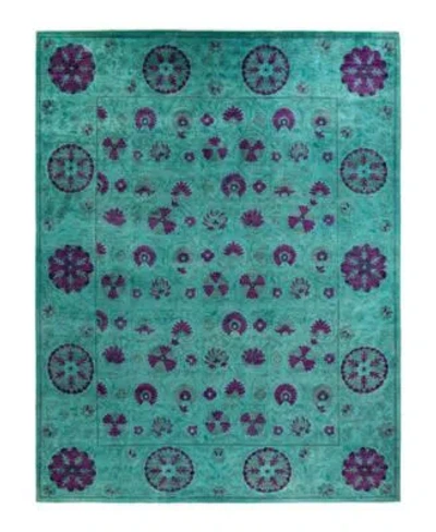 Adorn Hand Woven Rugs Vibrance M1801 Rug Collection In Green