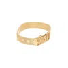Adornia 14k Gold Plated Belt Bracelet In Gold