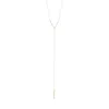 Adornia 14k Gold Plated Crystal Y Lariat Necklace In Gold