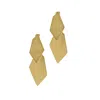 Adornia 14k Gold Plated Diamond Shape Drop Earrings In Gold