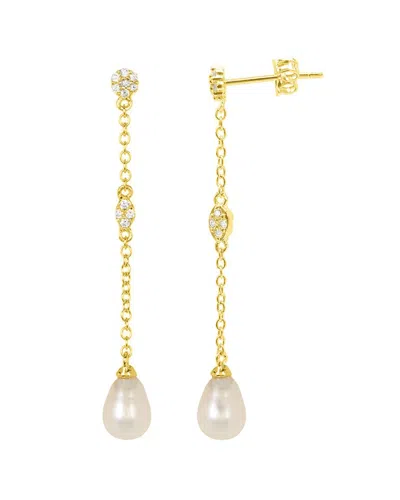 ADORNIA ADORNIA SILVER PLATED 7MM PEARL EARRINGS