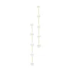 Adornia 14k Gold Plated Freshwater Pearl Sweeper Earrings In Silver