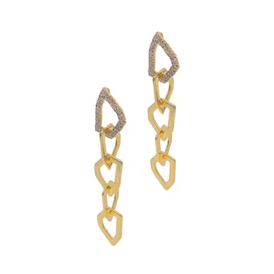 Adornia 14k Plated Drop Earrings In Gold