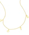 Adornia 14k Gold Plated Vote Necklace In Gold
