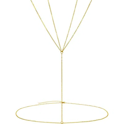Adornia 14k Gold Plated Winged Body Chain