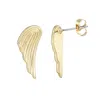 Adornia Winged Stud Earrings In Gold