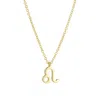 Adornia 14k Gold Plated Zodiac Necklace In Multi