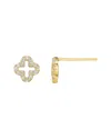 Adornia 14k Gold Vermeil .925 Sterling Silver Mini Clover