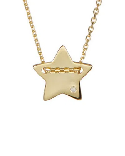 Adornia 14k Over Silver 0.01 Ct. Tw. Diamond Necklace