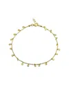 Adornia 14k Over Silver Confetti Anklet