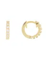 Adornia 14k Over Silver Huggie Earrings