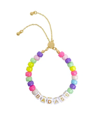 ADORNIA ADORNIA 14K PLATED BADASS STRETCH BRACELET