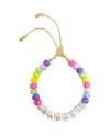 Adornia Color Bead "badass" Bracelet