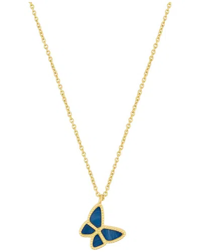 ADORNIA ADORNIA 14K PLATED BUTTERFLY NECKLACE