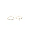 Adornia 14k Plated Crystal Cz Marquis Set Ring In Gold