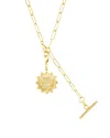 Adornia 14k Plated Cz Initial Necklace