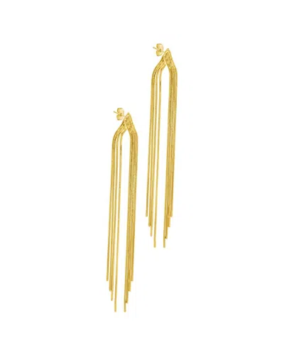 Adornia 14k Plated Dangle Earrings In Gold