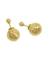 Adornia 14k Plated Double-sided Earrings In Gold