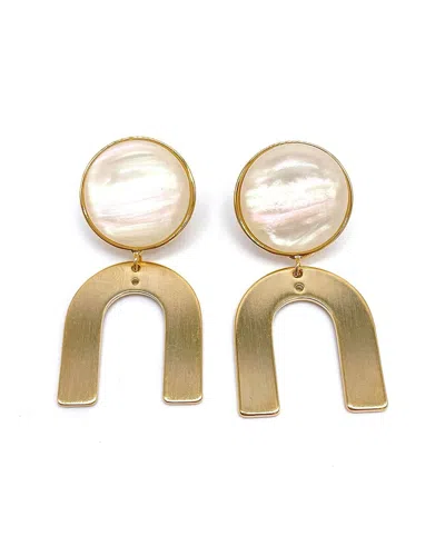 Adornia 14k Plated Drop Earrings In Gold