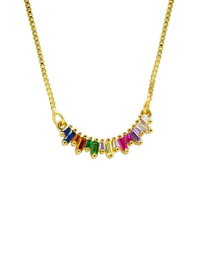 Adornia 14k Plated Drop Necklace In Gold