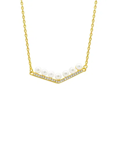 Adornia 14k Plated Drop Necklace In Gold