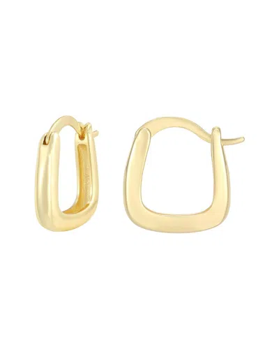 Adornia 14k Gold Plated Square Hoop Earrings