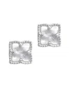Adornia Flower Mother Of Pearl Stud Earrings
