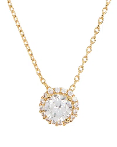 ADORNIA ADORNIA 14K PLATED HALO NECKLACE