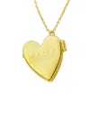 Adornia 14k Plated Heart Locket Necklace
