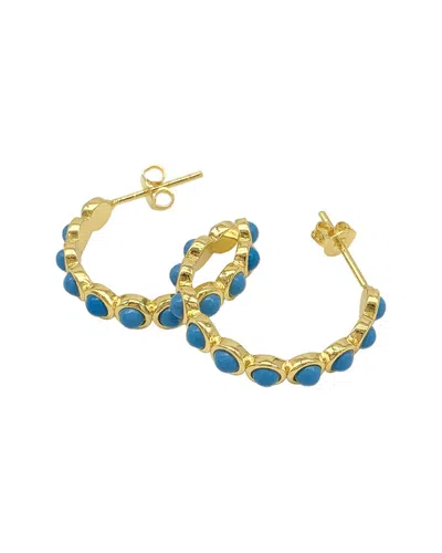 Adornia 14k Plated Hoops
