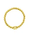 Adornia 14k Plated Initial Bracelet