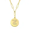 Adornia 14k Plated Initial Necklace