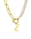 Adornia 14k Plated Initial Necklace