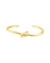 Adornia 14k Plated Knot Cuff Bracelet