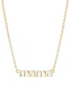 Adornia 14k Plated Mama Necklace In Gold